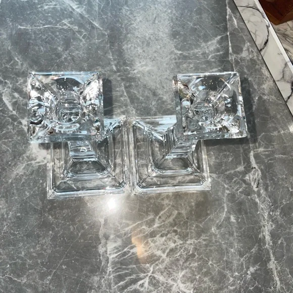 Crystal Candle Holders - Picture 2 of 6